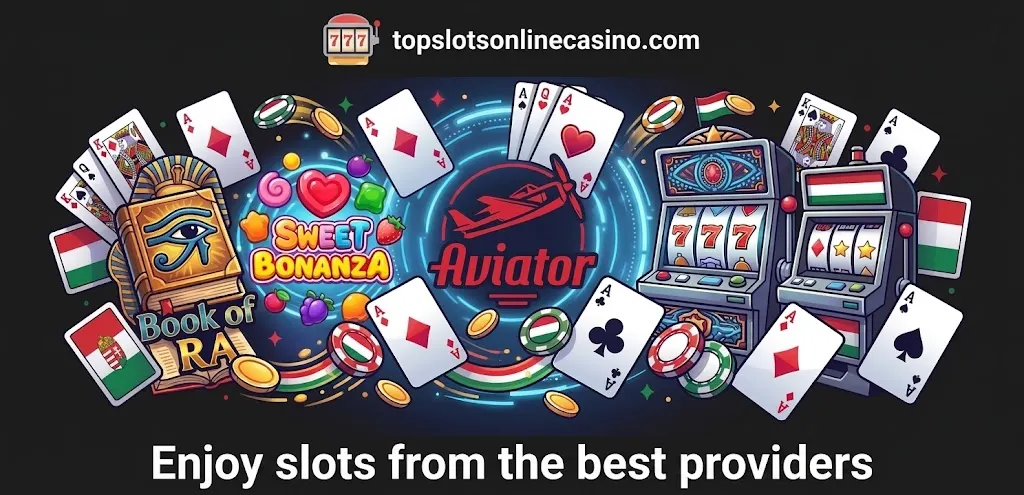 Slot machines from the best providers – Book of Ra, Sweet Bonanza, Aviator